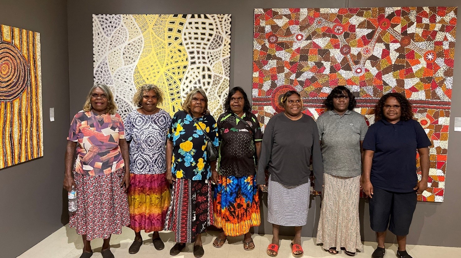 Urapuntja Aboriginal Corporation (UAC) traditional owners at Utopia Art Centre